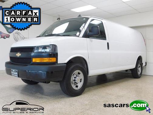 Summit White 2023 Chevrolet Express 3500 Work Van