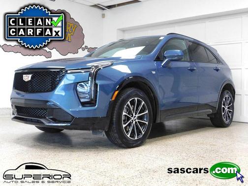 Blue 2024 Cadillac XT4 Sport