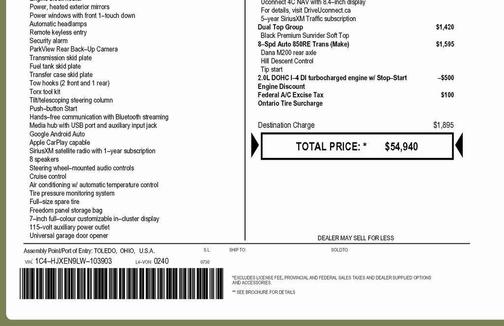 2020 Jeep Wrangler Unlimited Sahara