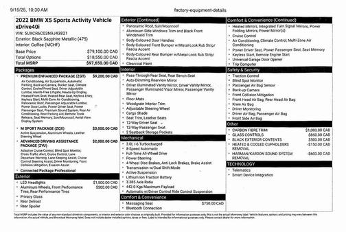 2022 BMW X5 xDrive40i
