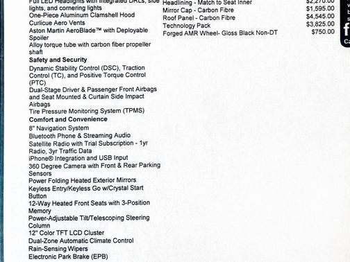 2020 Aston Martin DB11 AMR