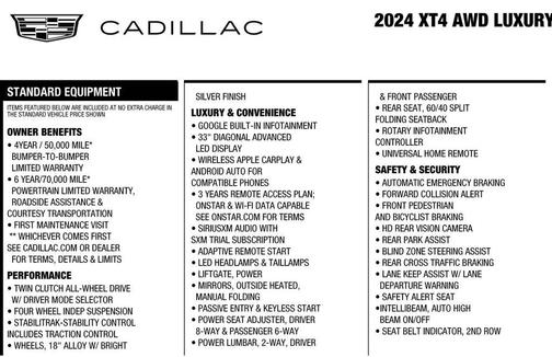 2024 Cadillac XT4 Luxury