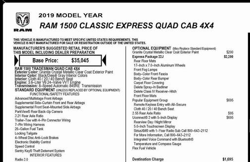 2019 RAM 1500 Express