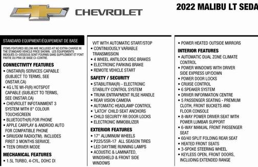 2022 Chevrolet Malibu LT