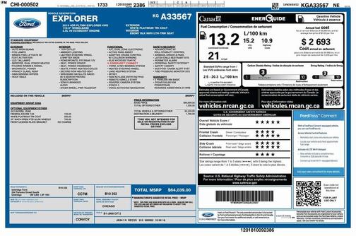 2019 Ford Explorer Platinum