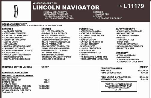 2024 Lincoln Navigator Reserve