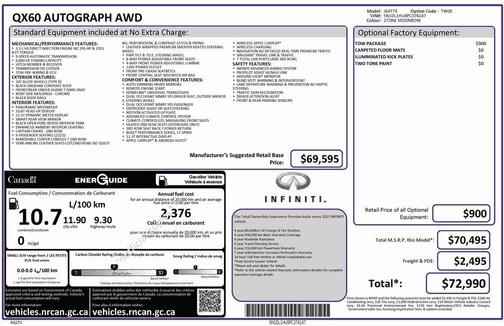 2023 INFINITI QX60 AUTOGRAPH