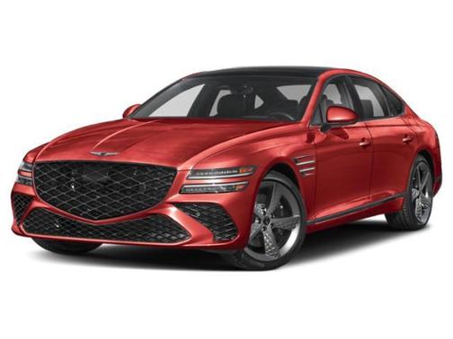 Red 2025 Genesis G80 2.5T Sport Prestige