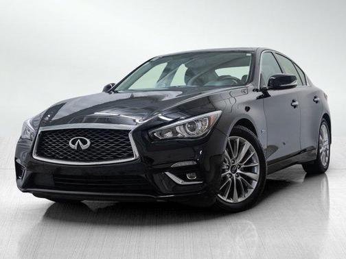 Black Obsidian 2020 INFINITI Q50 3.0t LUXE