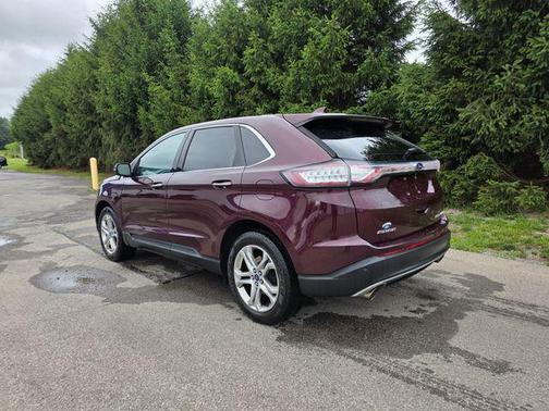 Burgundy Velvet Metallic Tinted Clearcoat 2018 Ford Edge Titanium