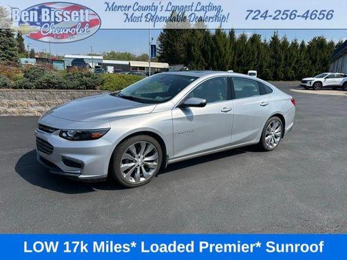 Silver Ice Metallic 2017 Chevrolet Malibu Premier