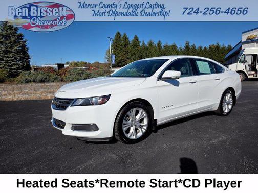 Summit White 2015 Chevrolet Impala 2LT