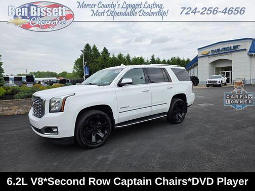 Summit White 2019 GMC Yukon Denali