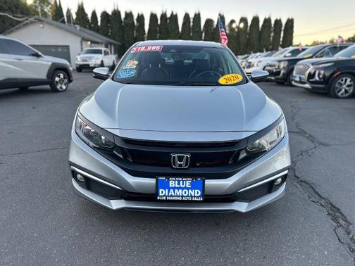 Lunar Silver Metallic 2020 Honda Civic EX-L