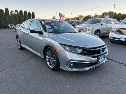 Lunar Silver Metallic 2020 Honda Civic EX-L