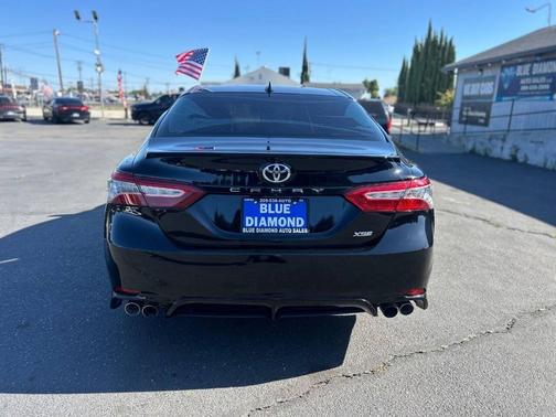 Midnight Black Metallic 2019 Toyota Camry XSE