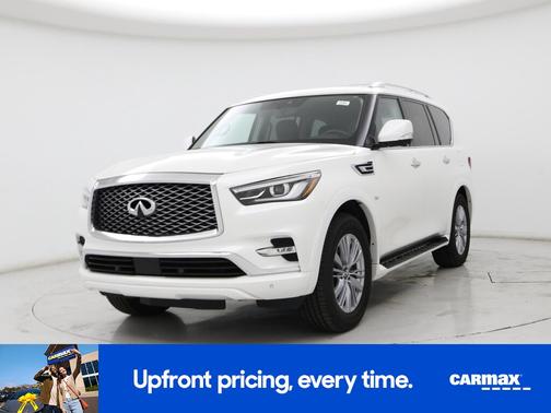 White 2019 INFINITI QX80 Luxe