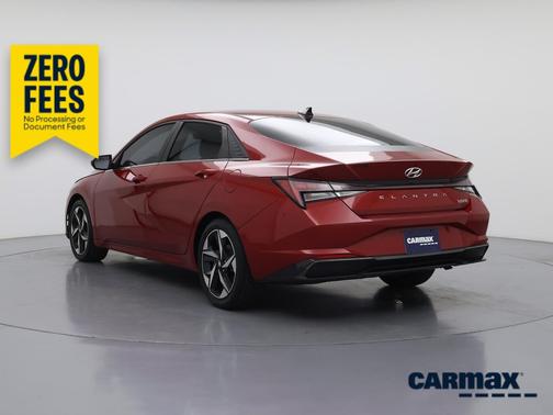 Red 2022 Hyundai ELANTRA HEV Limited