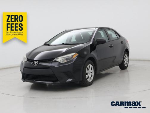 Black 2016 Toyota Corolla LE