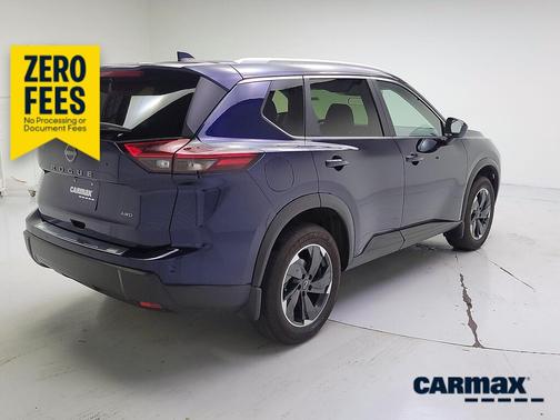 Blue 2025 Nissan Rogue SV