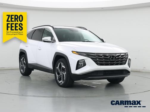 White 2022 Hyundai TUCSON Hybrid Limited