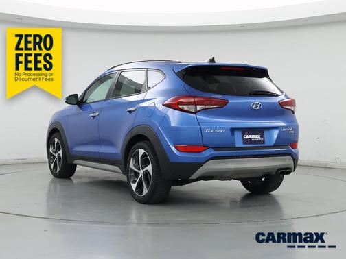 Blue 2017 Hyundai TUCSON Limited