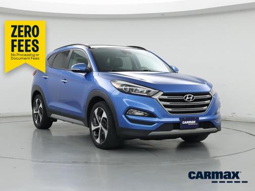 Blue 2017 Hyundai TUCSON Limited