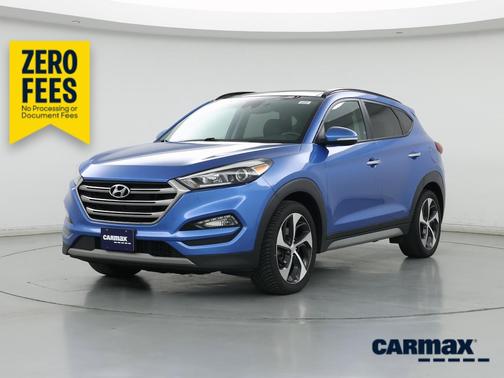 Blue 2017 Hyundai TUCSON Limited