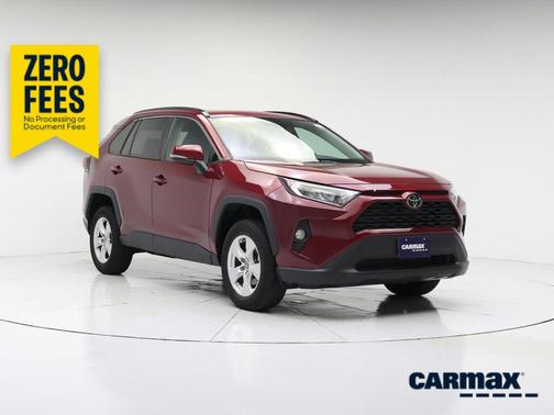 Red 2021 Toyota RAV4 XLE