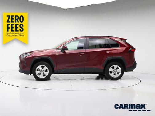 Red 2021 Toyota RAV4 XLE