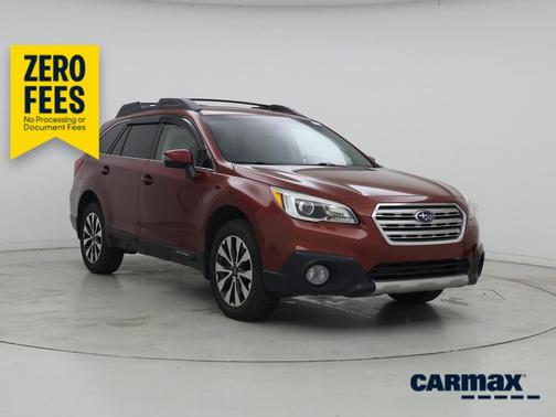 Red 2017 Subaru Outback 3.6R Limited