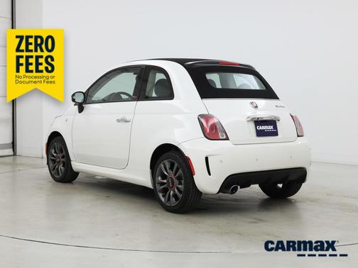 White 2019 FIAT 500C Pop