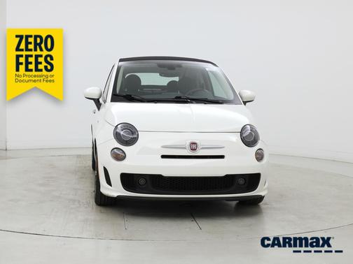 White 2019 FIAT 500C Pop