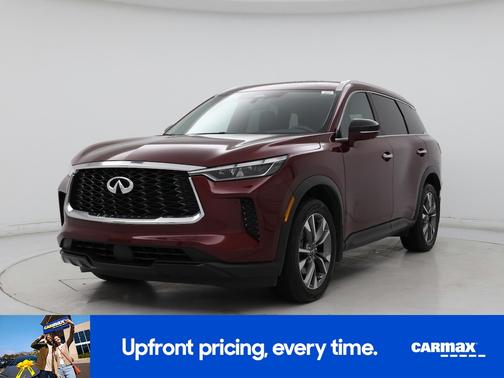 Red 2023 INFINITI QX60 Luxe