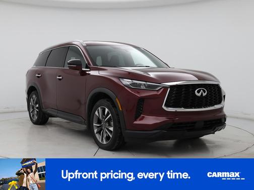 Red 2023 INFINITI QX60 Luxe