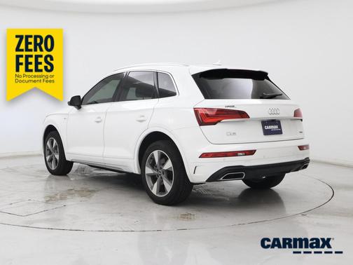 White 2022 Audi Q5 S-Line Premium Plus