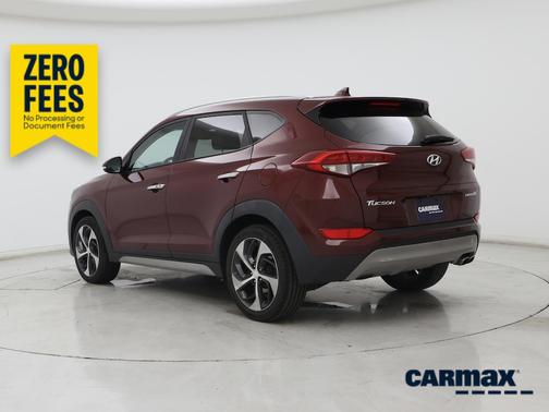 Red 2017 Hyundai TUCSON Limited