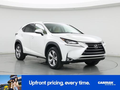 White 2017 Lexus NX 200t