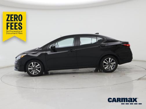 Black 2025 Nissan Versa SV