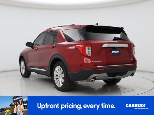 Red 2021 Ford Explorer Limited