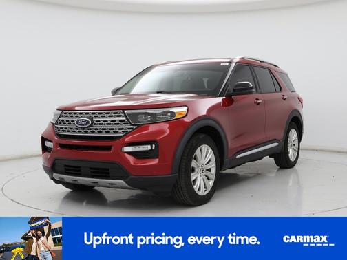 Red 2021 Ford Explorer Limited