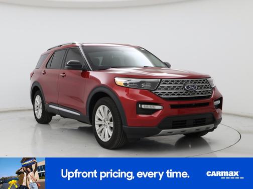 Red 2021 Ford Explorer Limited