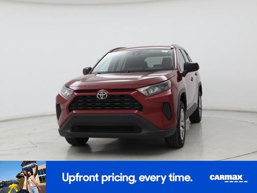 Red 2021 Toyota RAV4 LE
