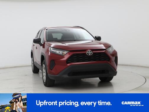 Red 2021 Toyota RAV4 LE