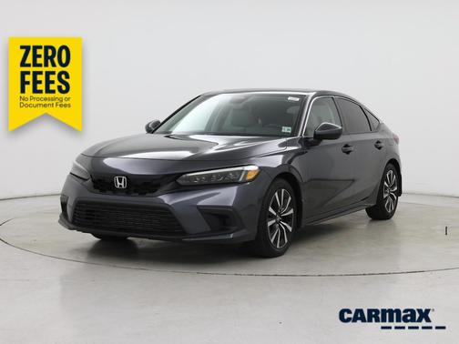 Gray 2022 Honda Civic EX-L
