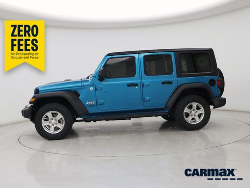 Blue 2020 Jeep Wrangler Unlimited Sport S