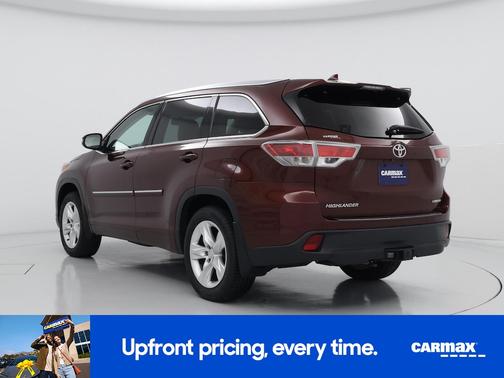 Burgundy 2015 Toyota Highlander Limited Platinum