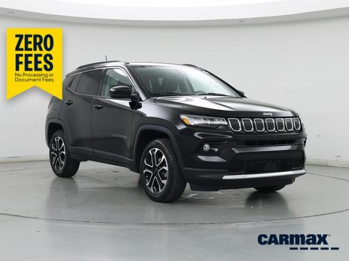 Black 2022 Jeep Compass Limited