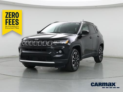 Black 2022 Jeep Compass Limited