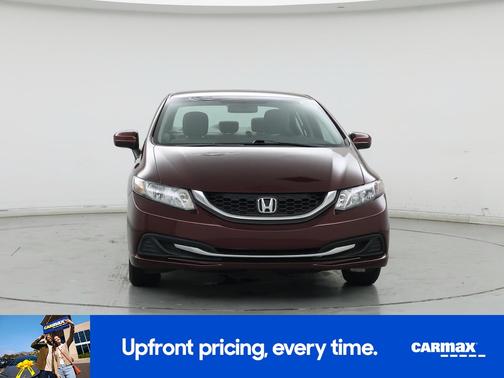 Burgundy 2015 Honda Civic LX